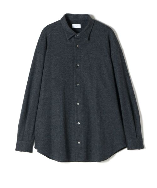 UNDECORATED(アンデコレイテッド)】 Wool Knit Smooth Shirt