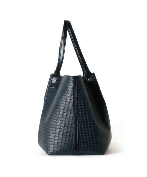 STEPAN製SECRET セラピアン トートバッグ／ステパン製 Vertical secret tote bag in stepan asphalt gray black