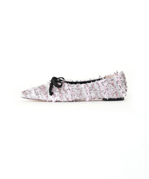 PIPPICHIC(ピッピシック)】 AMBER BALLET TWEED PINK｜PARIGOT
