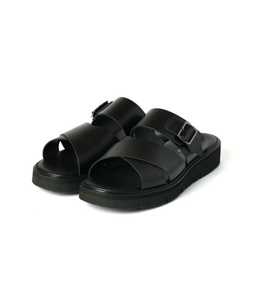 foot the coacher(フットザコーチャー)】 CROSS BELT SANDALS(GOLOXI