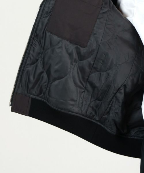アタッチメント　NY/CO ツイル MA-1 AB42-043 ATTACHMENT /アタッチメント】PE STRETCH DOUBLE CLOTH 2B