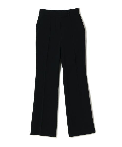 パンツ mame High Waisted Center Creased Pants Acetate Polyester High Waisted