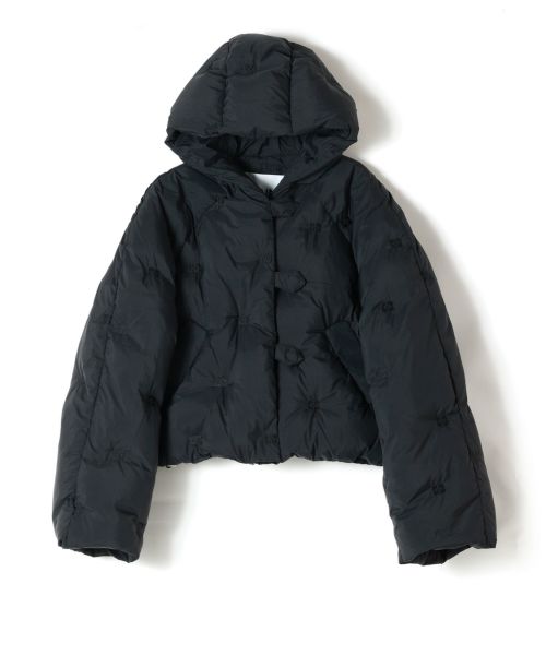 GANNI(ガニー)】 BLACK SHORT TECH PUFFER JACKET｜PARIGOT ONLINE（パリゴオンライン）