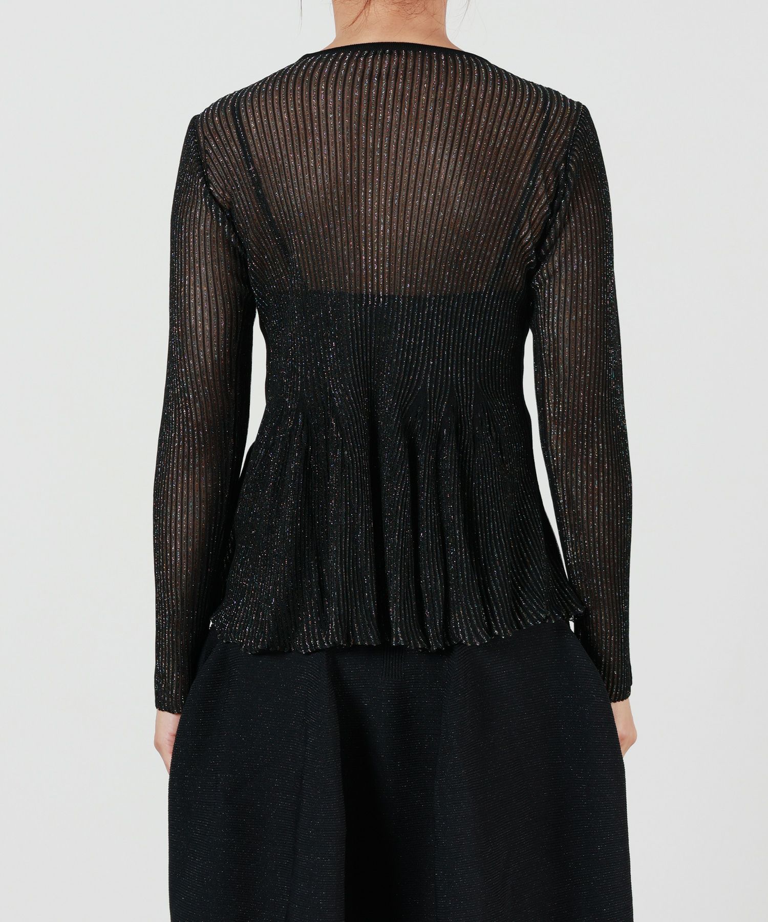 CFCL(シーエフシーエル)】 HYPHA LUCENT GLITTER LONG SLEEVE FLARE 