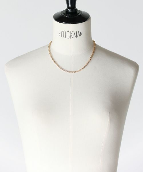 シンプル【Tom Wood】Ada Chain Slim Gold 17inch TOMWOOD - Ada Chain Slim Gold 17Inch(43.18cm) / エイダ