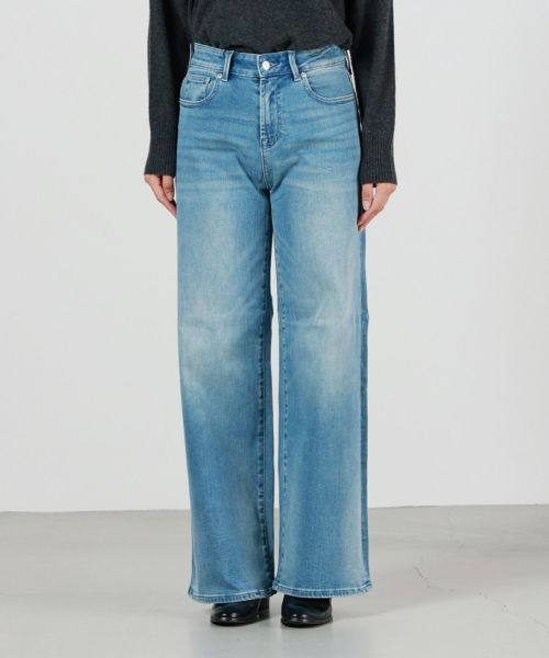 パンツ DENHAM KEIRA BBSW W25 関税込◇DENHAM デンハム KEIRA ワイドシルエット デニムパンツ