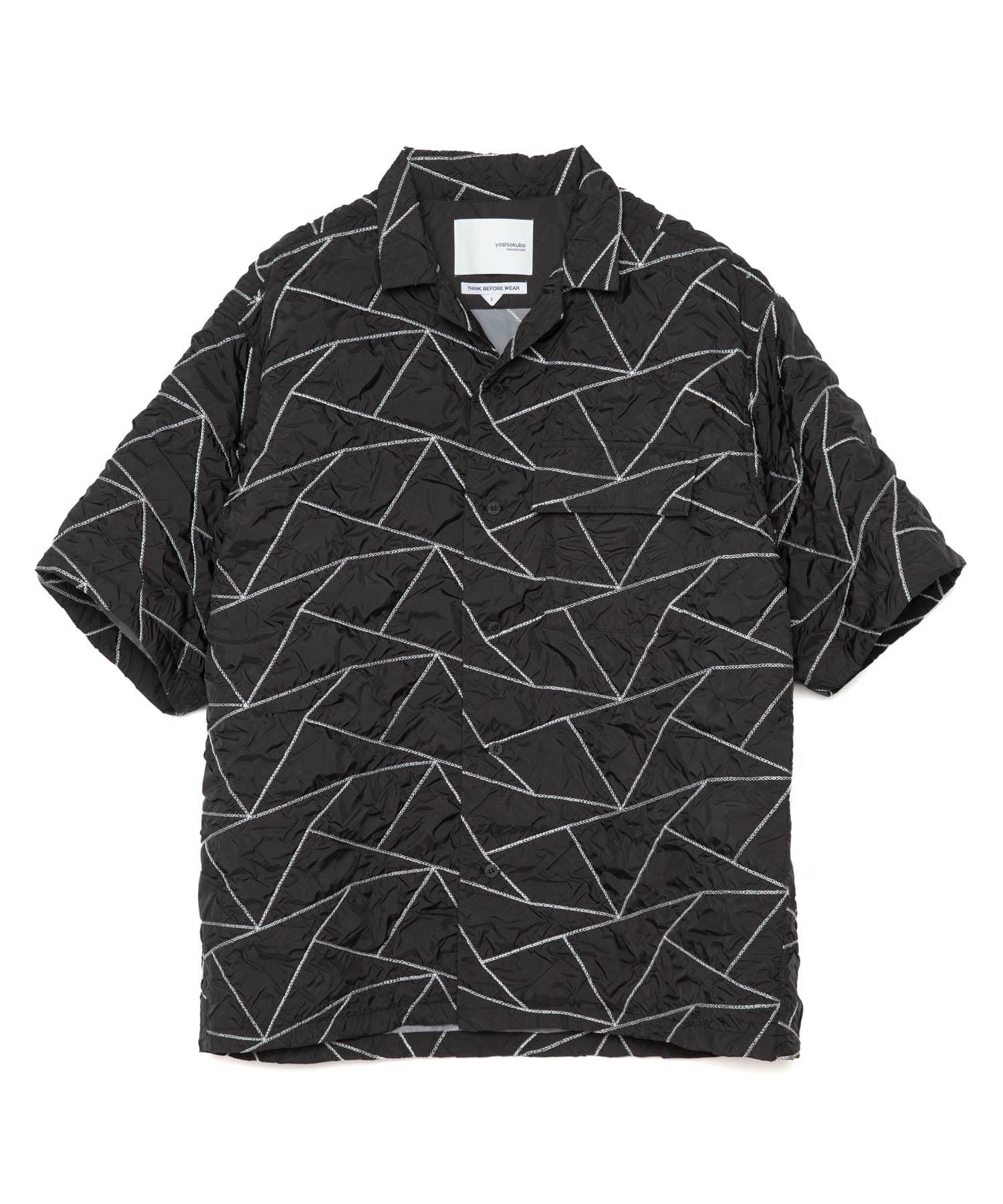 yoshio kubo(ヨシオクボ)】 《25SS予約》NYLON BUMPY SS SHIRT  