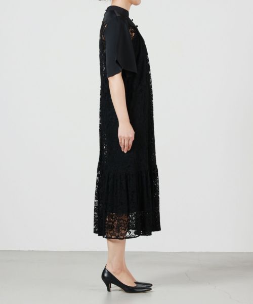 LOKITHO ロキト　SHOULDER LACE DRESS ワンピース LOKITHO(ロキト)】 LACE TIERED DRESS｜PARIGOT ONLINE（パリゴ