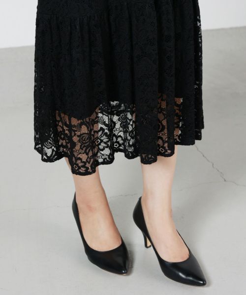 LOKITHO(ロキト)】 LACE TIERED DRESS｜PARIGOT ONLINE（パリゴ
