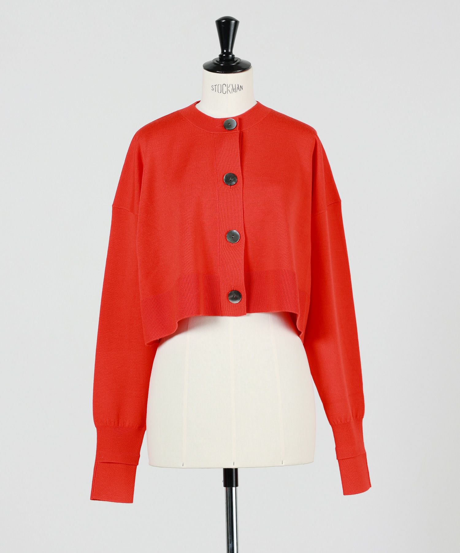 ENFOLD(エンフォルド)】 BIG-BUTTON SHORT-CARDIGAN｜PARIGOT ONLINE 