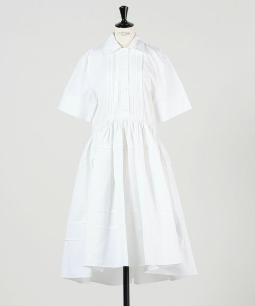 JIL SANDER(ジルサンダー)】 HEAVY ORGANIC COTTON POPLIN ドレス｜PARIGOT ONLINE（パリゴオンライン）