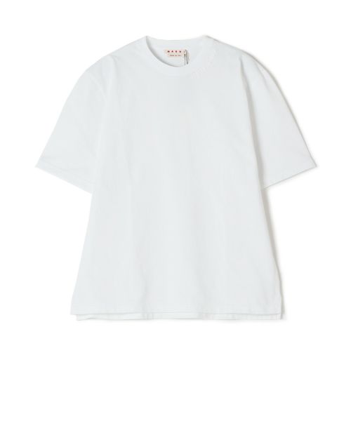 【新品未使用】MARNI オーガニックコットン製オーバーサイズTシャツ ホワイト オーガニックコットン製オーバーサイズTシャツ マルニ