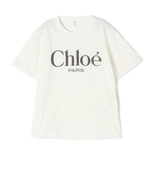 Chloé ホワイト Tシャツ Sサイズ Chloé ロゴ Tシャツ | Chloé JP