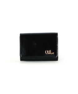 Chloe(クロエ)】 シャイニーレザー製コインポケット付きCHLOE