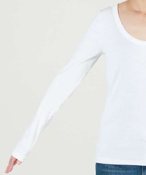 【Toteme】クラシックなリブジャージーTシャツ TOTEME(トーテム)】 Classic rib top｜PARIGOT ONLINE（パリゴ