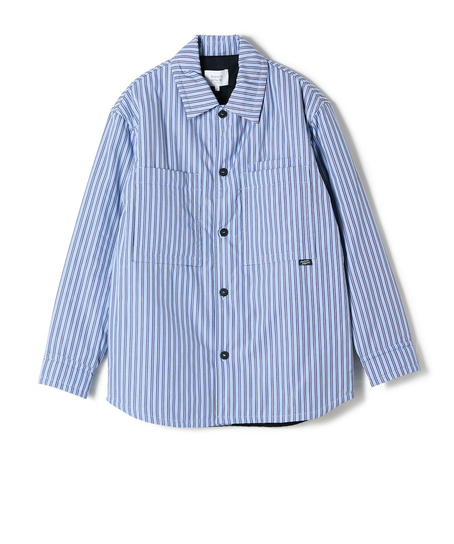 MAISON KITSUNE(メゾンキツネ)】 コットン パデッド オーバーシャツ  