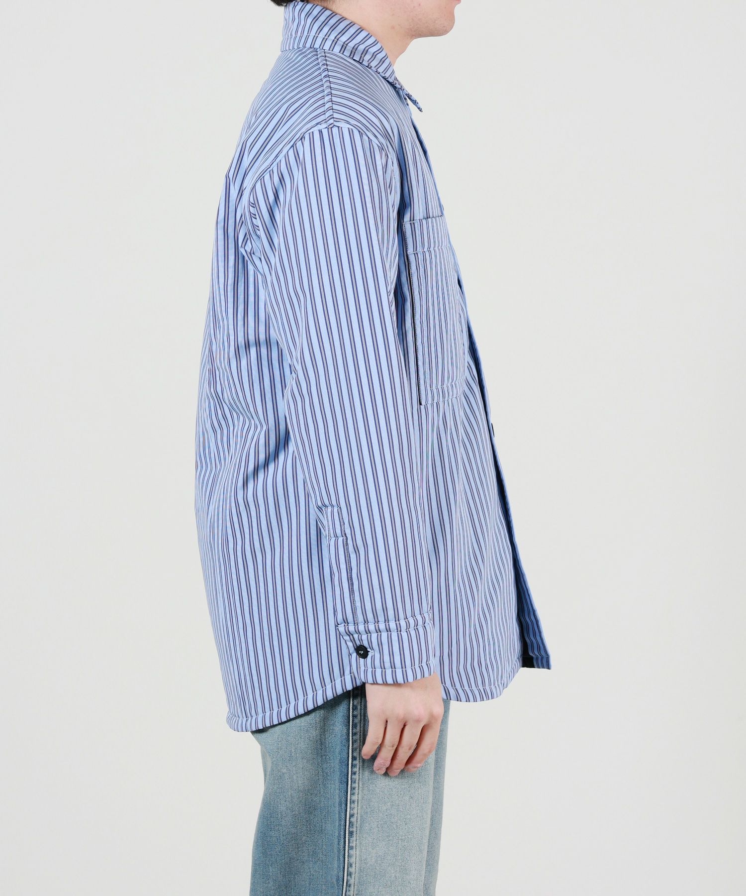 MAISON KITSUNE(メゾンキツネ)】 コットン パデッド オーバーシャツ  