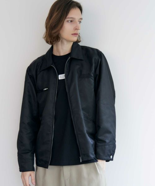 MM6 ジャケット 23AW NEW】MM6_man / フード付き レザー ジャケット / Black