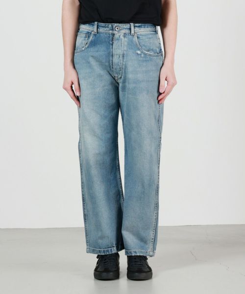 Maison Margiela - デニムジーンズ スラッシュディテール | River