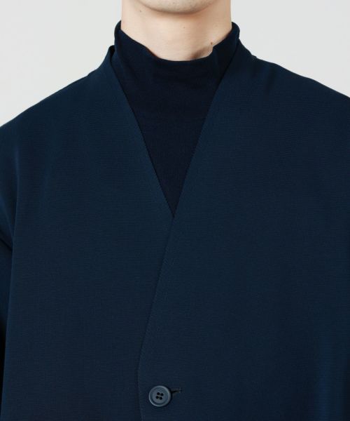 CFCL ノーカラージャケット CFCL - Milan Rib Double Breasted Collarless Jacket | ALTERFATE