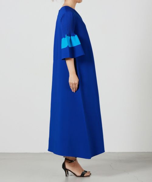 CFCL(シーエフシーエル)】 POTTERY SHORT BELL SLEEVE FLARE DRESS