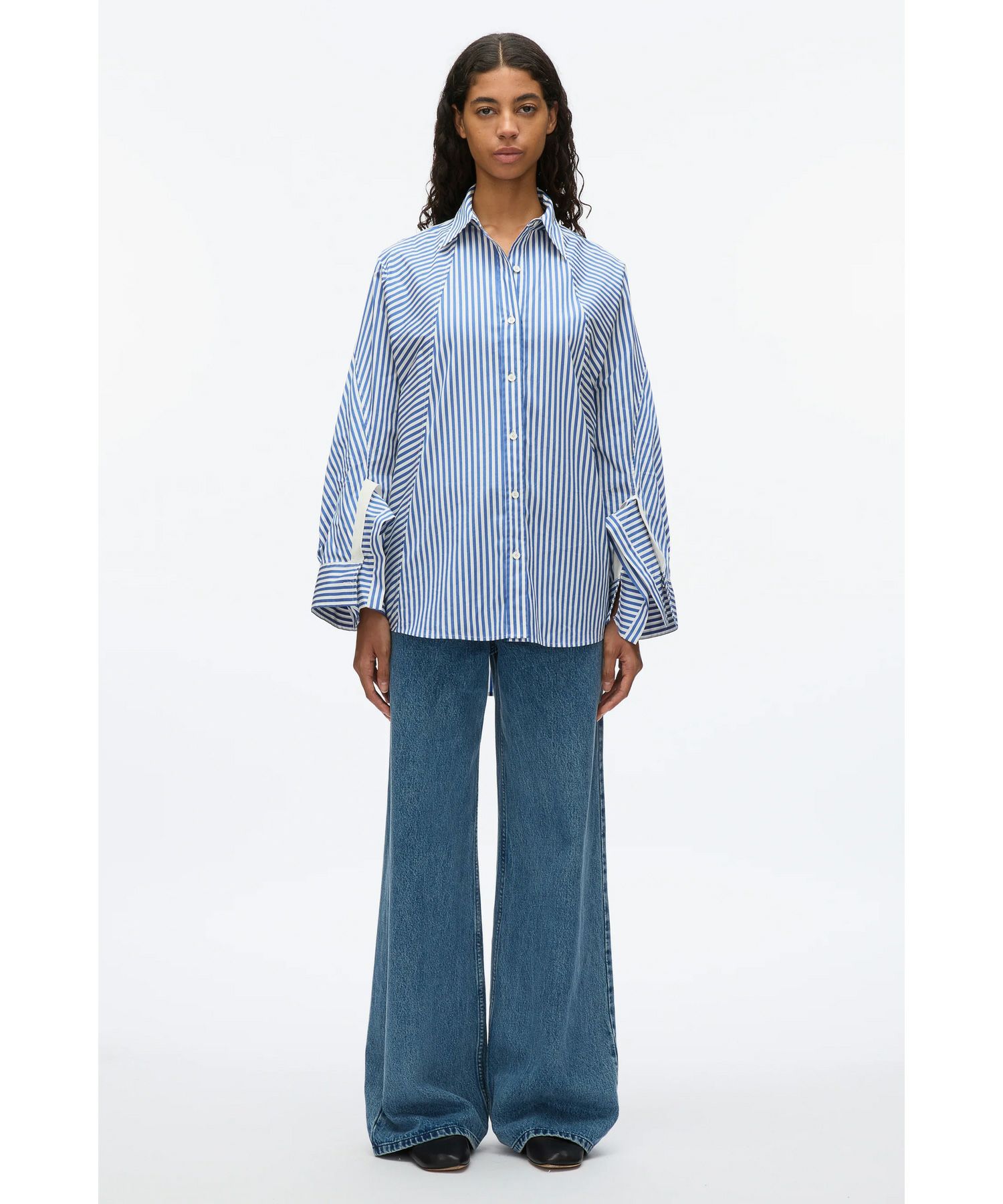 3.1 Phillip Lim(スリーワン フィリップリム)】 Oversized Stripe  