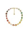 GOOSSENS Paris(ゴッサンスパリ)】 Cabochons Rainbow Necklace