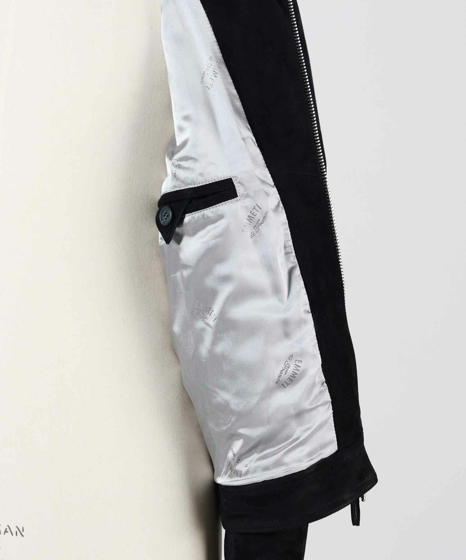 EMMETI(エンメティ)】 MASSIMO シングルスエードレザーライダース