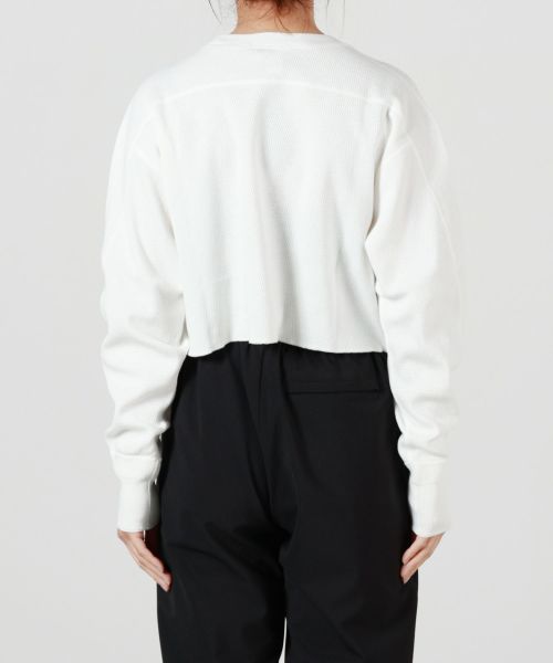 HYKE(ハイク)】 THERMAL CROPPED SHIRT｜PARIGOT ONLINE（パリゴ