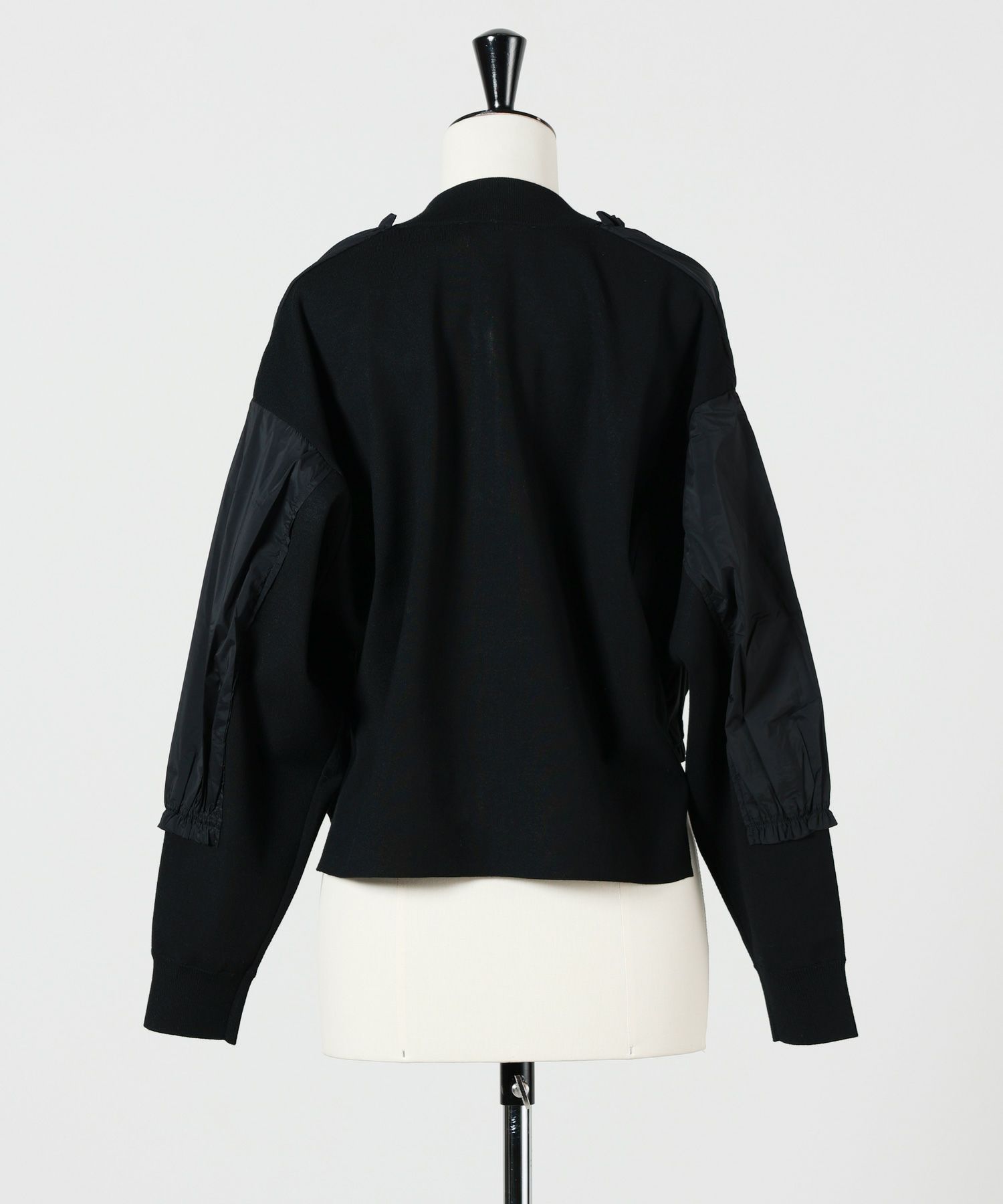 ENFOLD(エンフォルド)】 KNIT×TAFFETA BLOUSON｜PARIGOT ONLINE 