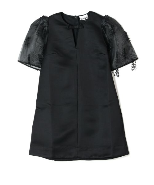 送料込/関税込■GANNI■刺繍オーガンザミニドレス 関税送料込♪GANNI/Organza Mini Dress (Ganni/ワンピース