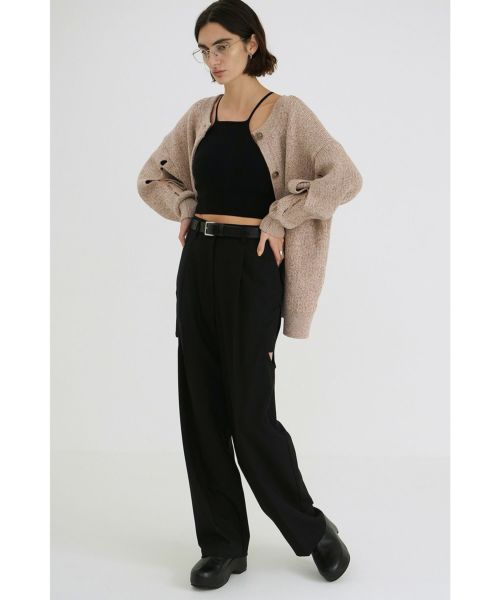 CLANE(クラネ)】 SIDE CIRCLE CUT PANTS｜PARIGOT ONLINE