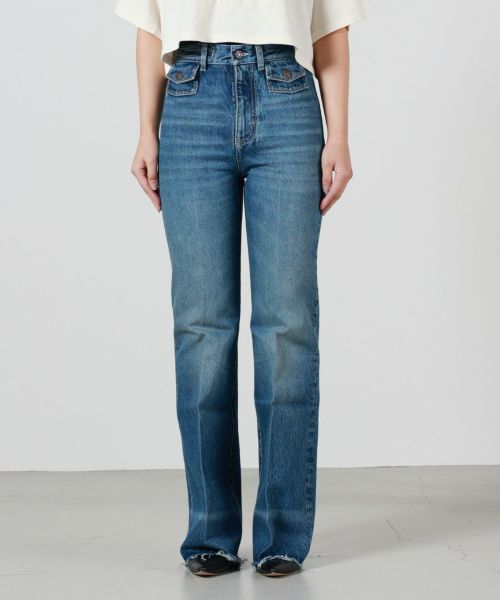 Chloe(クロエ)】 デニム製ハイライズ フレア ジーンズ｜PARIGOT