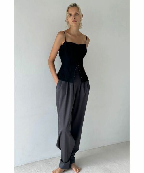 25SS】FETICO フェティコ / HIGH-WAIST PLEATED TROUSERS / ハイ