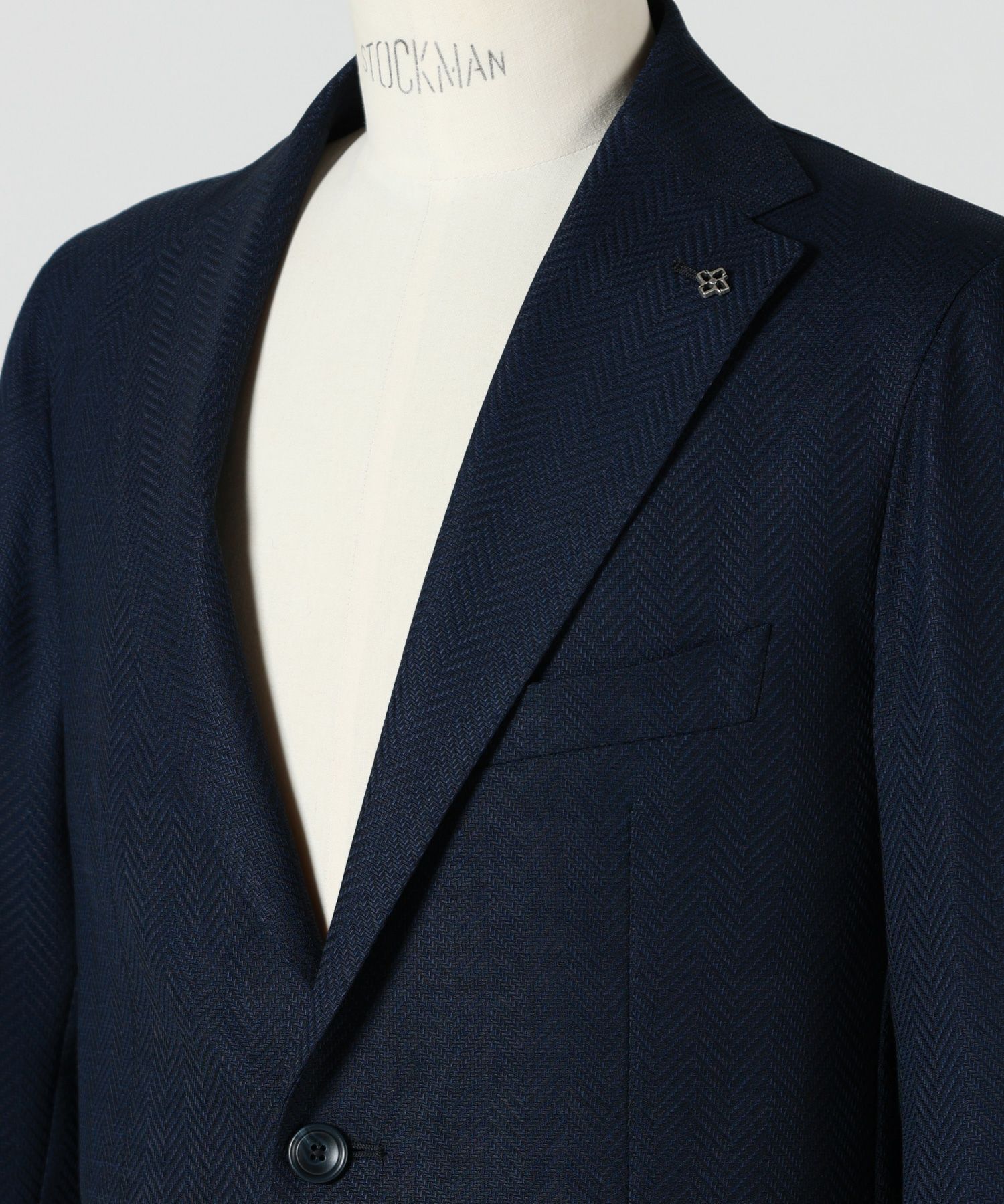 TAGLIATORE(タリアトーレ)】 MONTECARLO/ウールヘリンボーンジャケット