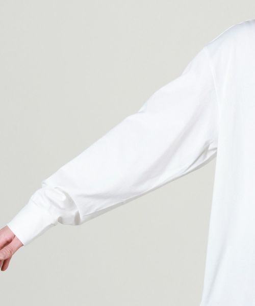 CULLNI(クルニ)】 Cotton Jersey Box Logo Print Long Sleeve Pullover