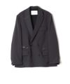 CULLNI クルニ Double Satin Tailored Jacket CULLNI/クルニ/Double Satin Zip Pocket Tailored Jacket(1 Gray