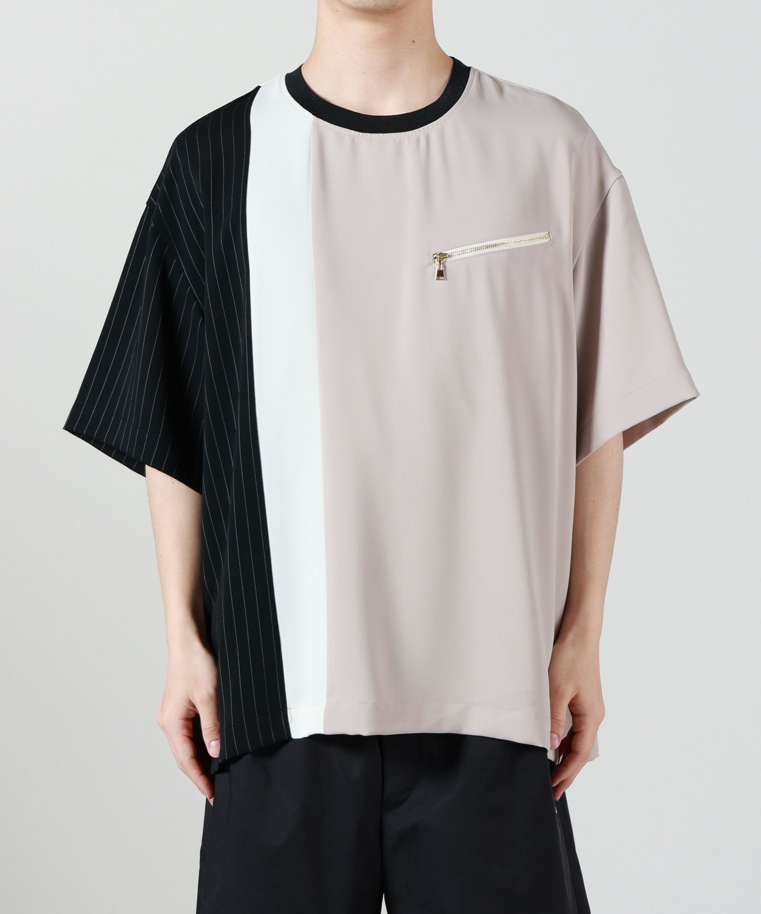 CULLNI(クルニ)】 Double Satin Bi Color Pullover｜PARIGOT ONLINE