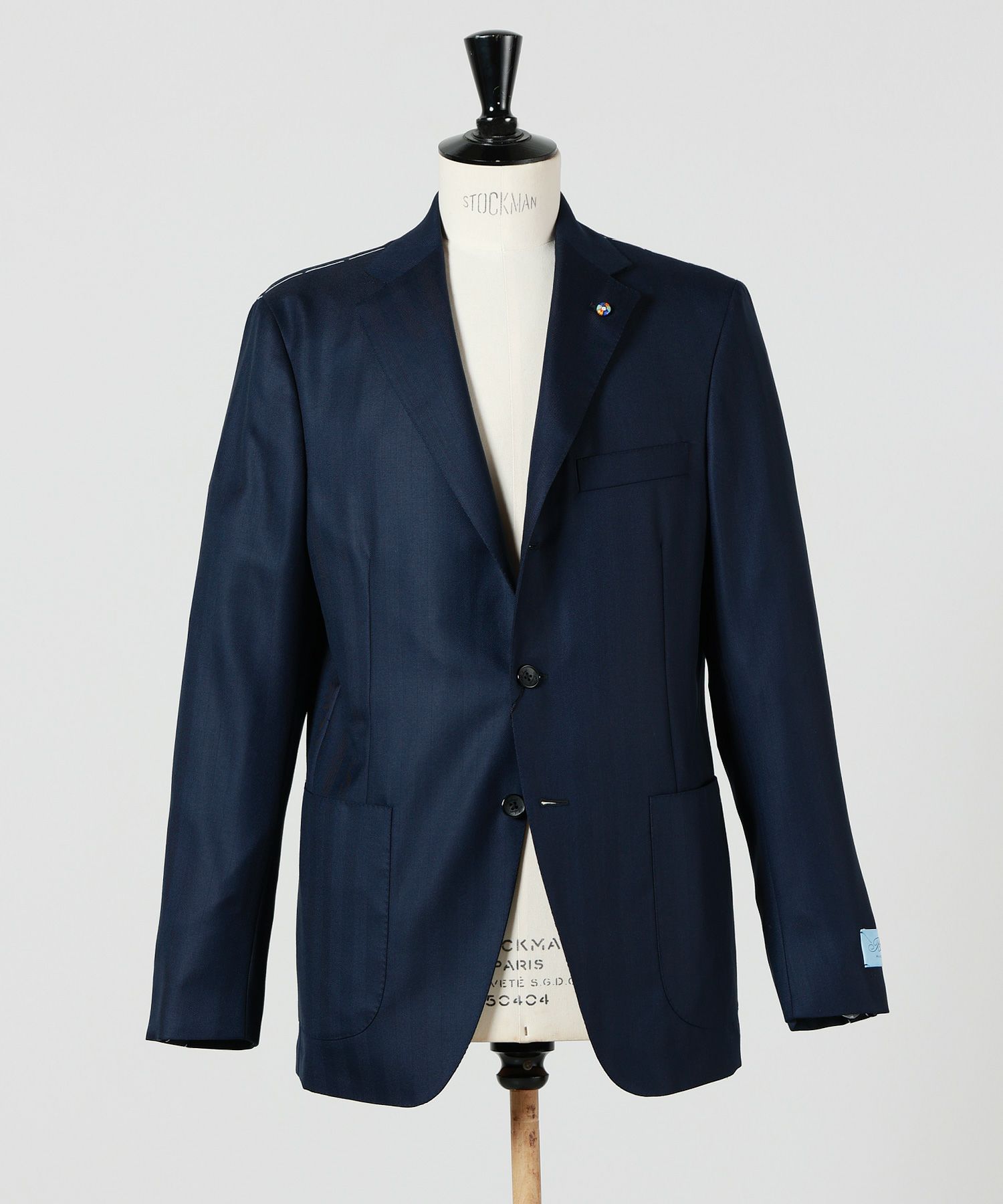 ☆ Belvest 伊勢丹別注 スーツ 春夏用 L相当 ネイビー（Belvest/ベル 