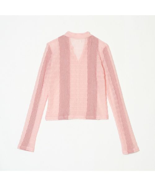 Chika Kisada(チカ キサダ)】 レースニットポロ|PARIGOT ONLINE Chika Kisada(チカ キサダ)】 レースニットポロ|PARIGOT ONLINE