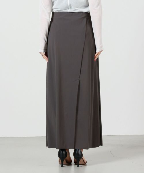 フィーニー　pheeny コットンナイロン ミリタリースカート　マキシ丈 PHEENY/COTTON NYLON DUMP MILITARY SKIRT(WHITE)