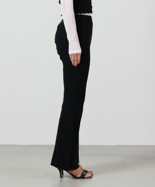 パンツ pheeny Cotton shirring flared pants 2 PHEENY / Cotton Shirring Flared Pants | FLUTTER