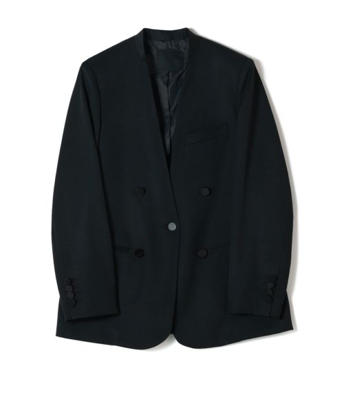 SUMMER WOOL NO COLLAR JACKET（ノーカラージャケット）｜CINOH