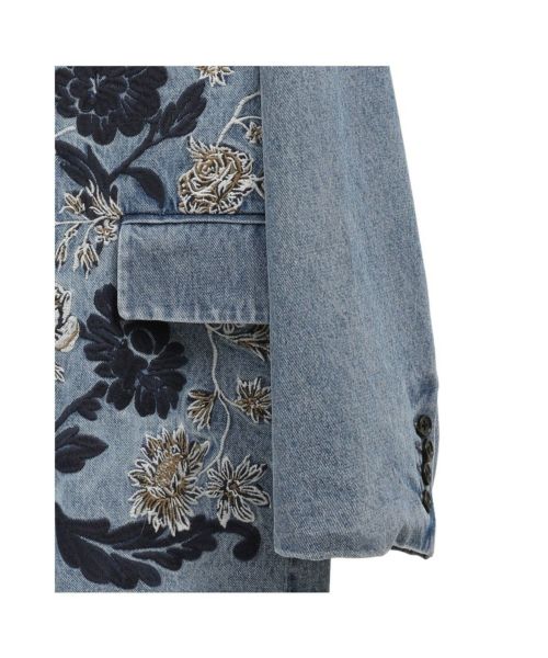 CLANE(クラネ)】 FLOWER EMBROIDERY TAILORED JACKET|PARIGOT CLANE(クラネ)】 FLOWER EMBROIDERY TAILORED JACKET|PARIGOT