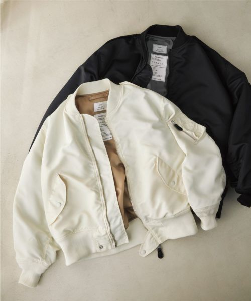 HYKE - 4新品 HYKE TYPE L-2A JACKET ブルゾン ハイク グレーの