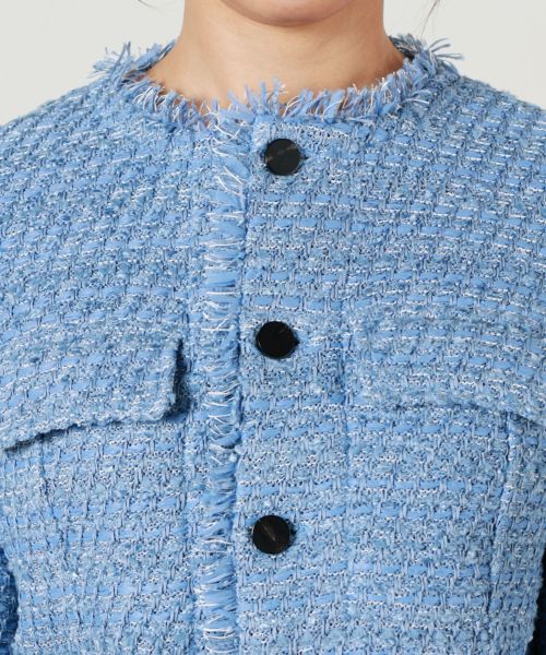 Coohem ジャケット　WOMEN_TECH TWEED JACKET BLAZER TECH TWEED JACKET - Yonetomi STORE ONLINE｜ヨネトミ