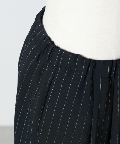 ENFOLD(エンフォルド)】 RELAX ELASTIC WIDE-TROUSERS｜PARIGOT