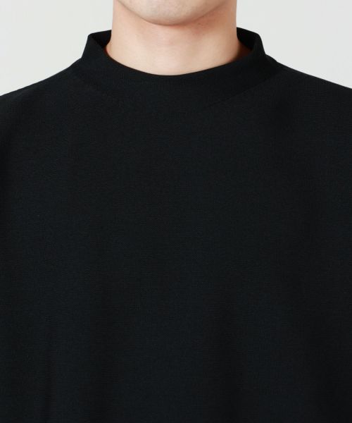 CFCL(シーエフシーエル)】 GARTER MOCKNECK SHORT SLEEVE TEE SHIRT