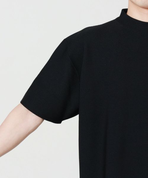 CFCL(シーエフシーエル)】 GARTER MOCKNECK SHORT SLEEVE TEE SHIRT