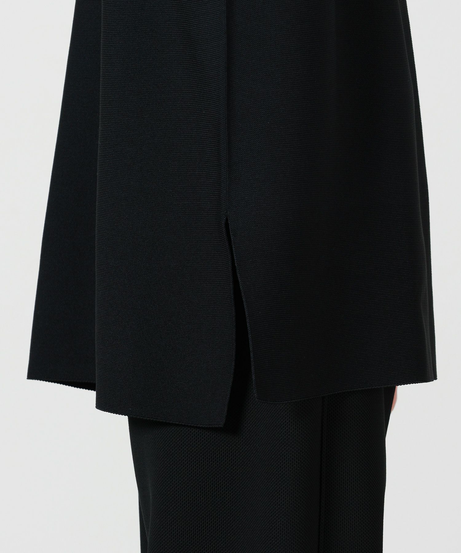 CFCL(シーエフシーエル)】 GARTER MOCKNECK SHORT SLEEVE TEE SHIRT